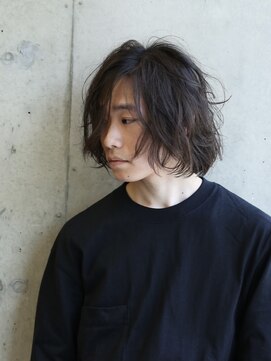 ソロ(soLo) ミディアム無造作パーマ【染谷】