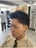 ハイライト/マッシュパーマ/束感/波巻き/メンズ1