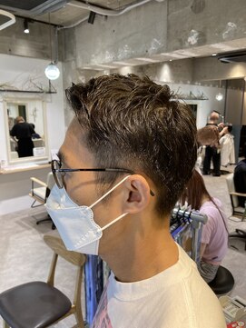 ゼストカロン(ZEST Kalon) メンズ ２ブロック アップバング MENS HAIR 【渡辺一成】