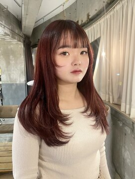 キーン 立川店(keen) 【keen×RIN】レイヤー×チェリーレッド