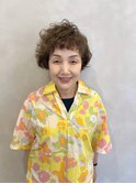 【Lateliercontent MIHO】40代50代60代アシメ強めパーマショート