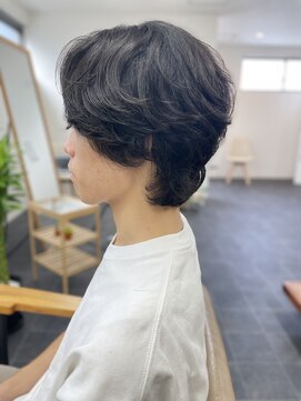 ランデブー(Rendez-vous) メンズカット／センターパート【堺市／浅香山】