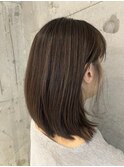 ハイライトで作る地毛ハイライト/福岡ハイライト/福岡白髪ぼかし