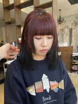 バディヘア ルーツ(BUDDY HAIR ROOTS)&nbsp;レイヤーカット/デザインカラー/暖色カラー/矢場町/上前津
