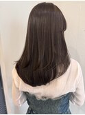 Cote蒲牟田　艶髪　グレージュ　ブラウンカラー　ダークブラウン