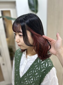 アイズ 横浜(IS) 【JUNKI指名】インナーカラー/ピンク/横浜