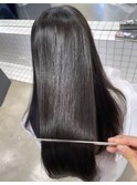 バージン毛/ストレートパーマ