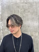 メンズサロン キング 心斎橋店(Men’s salon K!ng) ホワイトメッシュ/ツイスト/ツイスパ/パーマ/メンズ/眉毛/心斎橋