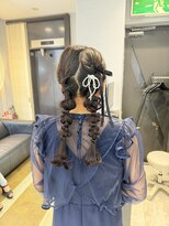 ジゼル 筑紫野(GiseL)&nbsp;ツイン編みおろしヘア