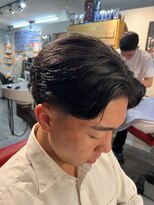 サンアンドマーリィズバーバー 駅前店(SON&MARLEY'S BAR BER)&nbsp;オシャレセンター分け　本厚木　神奈川県