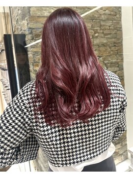 ザザ ZA/ZA 目白 小顔レイヤーカット×暖色カラー