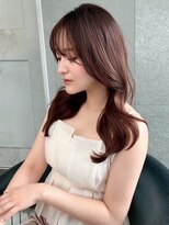 シーシンジュク 新宿南口(Sea shinjuku)&nbsp;ココアベージュ×レイヤー[小顔/黒髪/オリーブグレー]