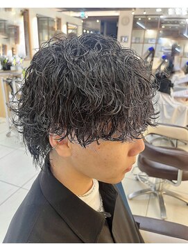 ゼンコー アオヤマ(ZENKO Aoyama) 波巻きツイストスパイラル黒髪シャドウパーマ