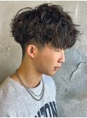 [MEN’S HAIR/波巻ツイストスパイラル/フェザーパーマ/伊勢崎]