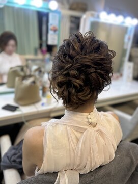 マーズ(Hair&Make Mars+) サイドお団子