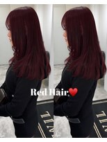 ジュイル シブヤ(JEWIL SHIBUYA)&nbsp;ほんとにブリーチなし！？人気の赤髪♪♪