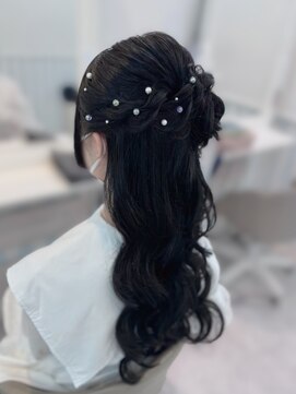 ミント(MINT) ルーズハーフアップ☆