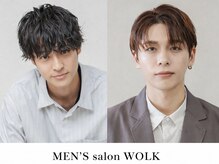 men's hair WOLK ブリーチ/ハイライト/メンズカラー
