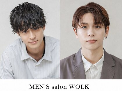 men's hair WOLK ブリーチ/ハイライト/メンズカラーの写真