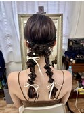 編み下ろしツイン