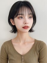 カバーヘア ブリス 戸田公園西口店(COVER HAIR bliss)&nbsp;ひし形くびれショートカットレイヤー黒髪ボブp戸田公園20代30代