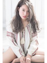 ヘアーサロン ラ シュシュ(HAIR SALON La chou chou) ラベンダーベージュの柔らかい色味のヘアカラー