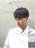 スパイキーショート/ブルーブラック/フェザーパーマ/10