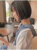 インナーボブ/ニュアンスカラー/ヘルシースタイル