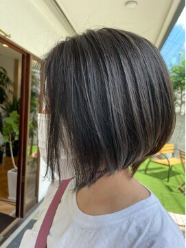ジェービーヘア 稲毛(jb hair) 大人かわいい柔らかカラー前下がりボブ【稲毛】