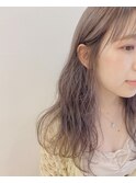 抜け感小顔ウェーブピンクベージュカラー[国分寺/国分寺駅]