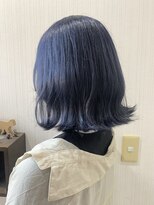 トムキャット(TOM CAT)&nbsp;ブリーチ　カラー　ネイビー　くすみブルー