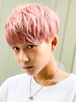 エルマーク(L-MARK) ダブルカラースパイラルパーマツイストパーマフェード短髪