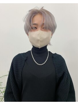 キー(kii) ラベンダーシルバー ハイトーン ショート 福岡 天神 薬院