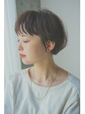◯ショートボブパーマ丸みショートエアリーパーマデジタルパーマ