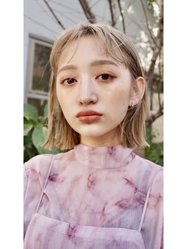 ソルトウォーター(SALT WATER) ミニボブ　ブロンド　ヘルシースタイル