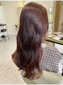 韓国ヘア／レッドブラウン