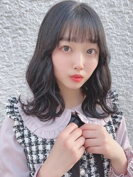 リルミー(Lilme) シースルー前髪×顔周り×地毛風グレージュ  ＊Lilme＊