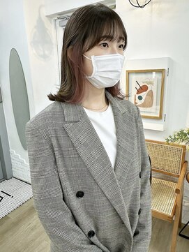 イコ 表参道原宿(ico) インナーカラー ピンク