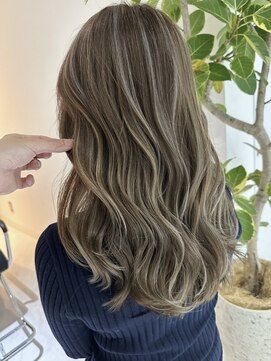 スティロ(stylo) ハイライトカラーグレージュベージュケアブリーチダブルカラー