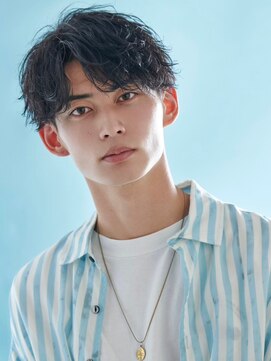 オーシャントーキョー 原宿(OCEAN TOKYO) 波巻きパーマメンズツイストスパイラルパーマアップバング