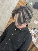 メンズセンターパート/バレイヤージュ/メンズハイライト