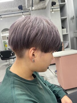 ジエクト アイロ 江坂駅前店(The Ect ilo) ラベンダーカラー♪刈り上げマッシュ