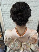 着付×ヘアアレンジ