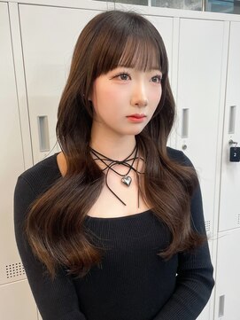 アリュウル 表参道(ALLURE) チョコレートブラウン×韓国レイヤー