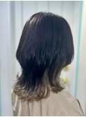【ウルフ×インナーカラー×グレージュ】20代30代40代50代