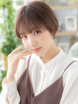 カバーヘア ブリス 志木南口駅前店(COVER HAIR bliss) 大人かわいいアースカラーマッシュショートh3志木20代30代40代