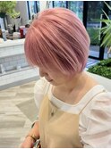 ホワイトピンク_ケアブリーチ_ダブルカラー