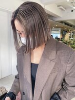 ラフヘアデザイン(Raf hair design)&nbsp;ミルクティーベージュダブルカラーインナーカラーケアブリーチ
