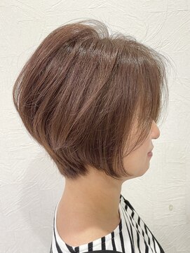 ジェービーヘア 稲毛(jb hair) くすみピンクメルティカラー似合わせショートカット