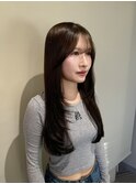 レイヤーカット☆韓国ヘア☆髪質改善カラー☆オリーブベージュ